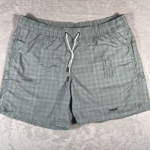 G-Star Dirik Iceberg Green Graphic Paper Allover Swim Shorts Mens XXL  Upper Leg